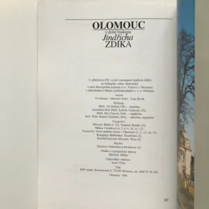Olomouc v době biskupa Jindřicha Zdíka, Vít Dohnal, Miloslav Pojsl, Ivan Slavík