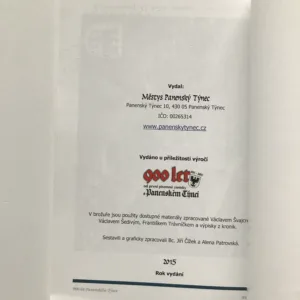 900 let Panenského Týnce, Václav Švajcr, Václav Šedivý, František Trávníček