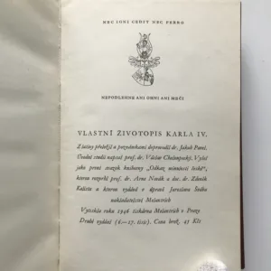 Vlastní životopis Karla IV., Václav Chaloupecký, Jakub Pavel