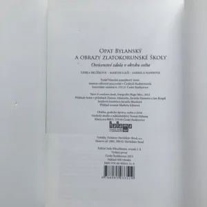 Opat Bylanský a obrazy zlatokorunské školy, Šárka Belšíková, Martin Gaži, Jarmila Hansová