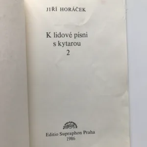 K lidové písni s kytarou 2, Jiří Horáček