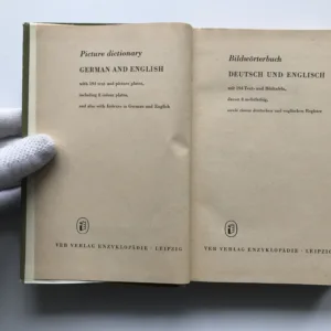 Bildwörterbuch, Deutsch und Englisch / Picture Dictionary, German and English