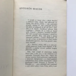 Památce básníka Antonína Macka