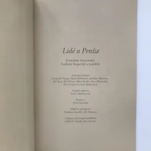 Lidé a peníze, František Vencovský, Ladislav Kopecký