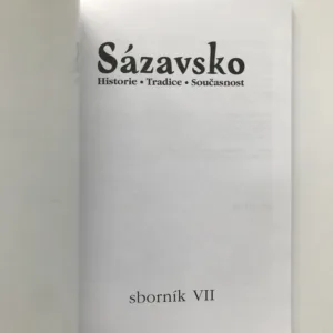 Sázavsko (Historie, tradice, současnost) – sborník VII