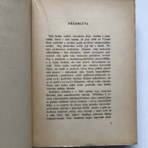 Sociální a politické dějiny československé v hlavních obrysech, Miloslav Volf