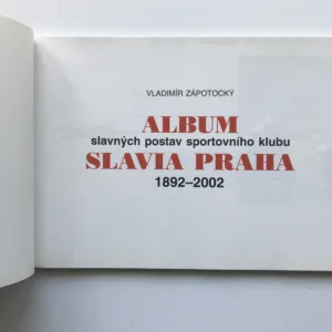 Album slavných postav sportovního klubu Slavia Praha 1892-2002, Vladimír Zápotocký