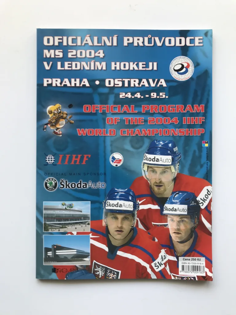 Oficiální průvodce MS 2004 v ledním hokeji – Praha, Ostrava, Jaroslav Kirchner