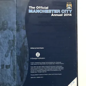 The Official Manchester City Annual 2014, David Clayton