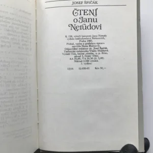 Čtení o Janu Nerudovi, Josef Špičák