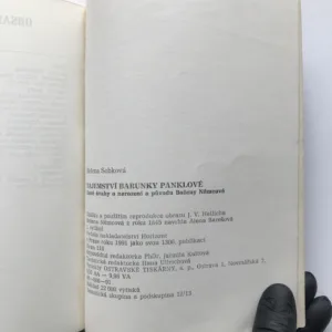 Tajemství Barunky Panklové (Nové úvahy o narození a původu Boženy Němcové), Helena Sobková