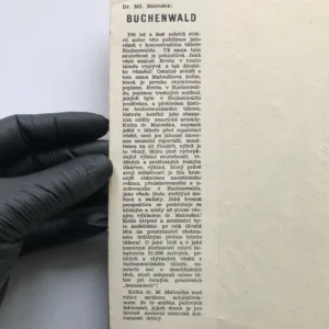 Buchenwald, Miloslav Matoušek