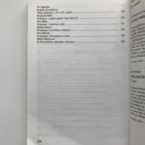 Problém tolerance v dějinách a perspektivě, Milan Machovec