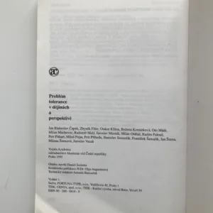 Problém tolerance v dějinách a perspektivě, Milan Machovec