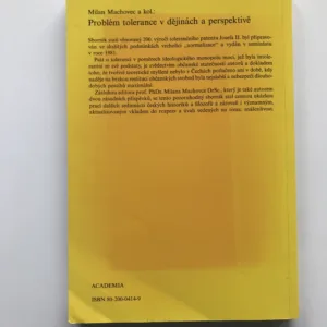 Problém tolerance v dějinách a perspektivě, Milan Machovec