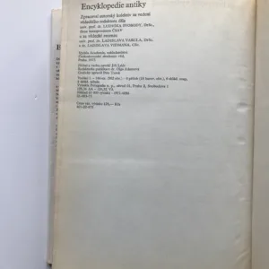 Encyklopedie antiky, kolektiv autorů