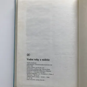Vodní toky a nádrže (Zeměpisný lexikon ČSR), Vladimír Vlček