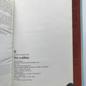 Hory a nížiny (Zeměpisný lexikon ČSR), Jaromír Demek