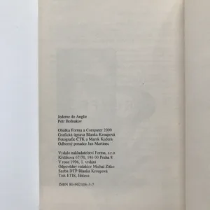 Jedeme do Anglie, Petr Bošnakov