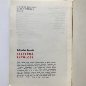 Bezpečná rychlost, Sobieslaw Zasada