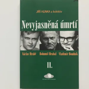 Nevyjasněná úmrtí II. (Václav Hrabě, Bohumil Hrabal, Vladimír Boudník), Jiří Hlinka