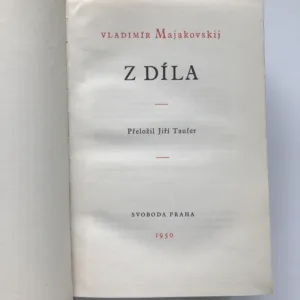 Z díla, Vladimír Majakovskij