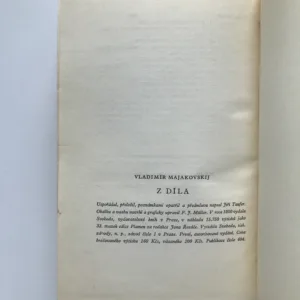 Z díla, Vladimír Majakovskij