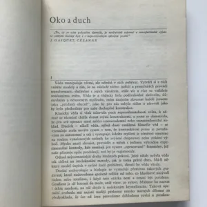 Oko a duch a jiné eseje, Maurice Merleau-Ponty