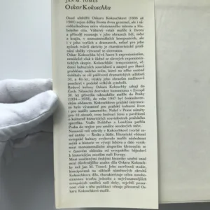 Oskar Kokoschka, Jan M. Tomeš