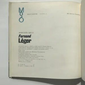 Fernand Léger, Bohumír Mráz