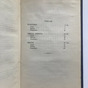 Euthyfron / Obrana Sokrata / Kriton, Platón