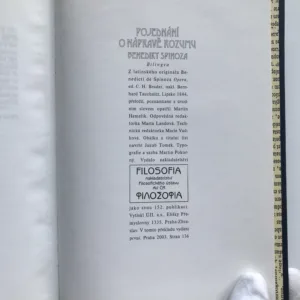 Pojednání o nápravě rozumu, Benedikt Spinoza