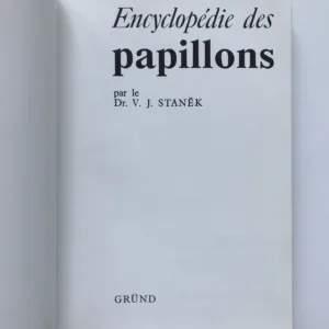 Encyclopédie des papillons, Václav Jan Staněk
