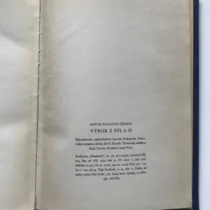 Výbor z díla II., Anton Pavlovič Čechov
