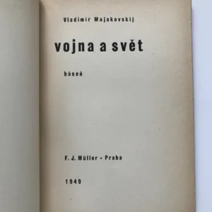 Vojna a svět, Vladimir Majakovskij