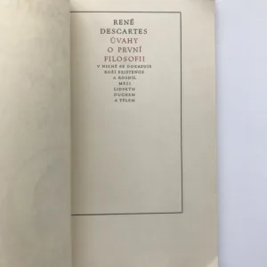 Úvahy o první filosofii, René Descartes