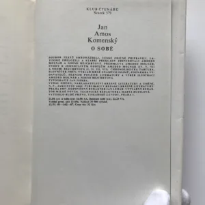 O sobě, Jan Amos Komenský