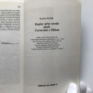 Dopisy přes oceán aneb Čertování s Míšou, Erazim Kohák