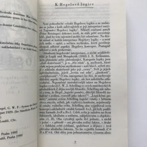Malá logika, Georg Wilhelm Friedrich Hegel