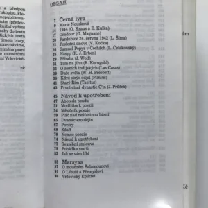 Černá lyra / Návod k upotřebení / Marsyas / Z pozůstalosti pana A./ Vršovický Ezop / Česká suita, Jiří Kolář