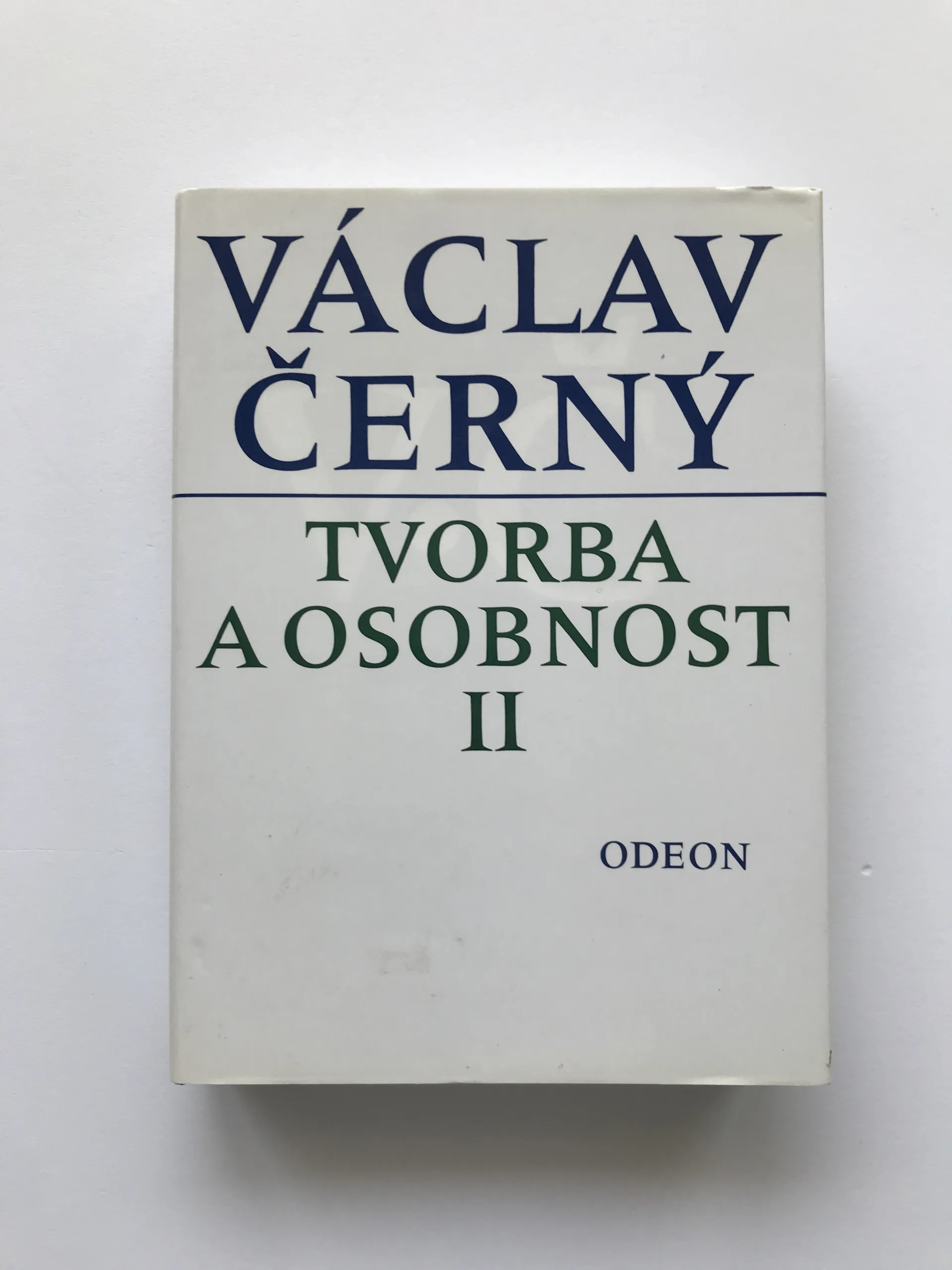 Tvorba a osobnost II, Václav Černý, Jan Šulc
