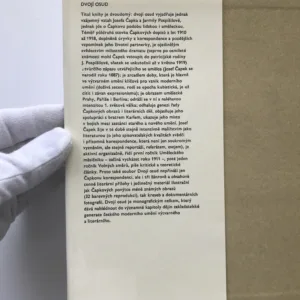 Dvojí osud (Dopisy Josefa Čapka), Jaroslav Dostál, Jiří Opelík, Jaroslav Slavík