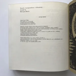 Dvojí osud (Dopisy Josefa Čapka), Jaroslav Dostál, Jiří Opelík, Jaroslav Slavík