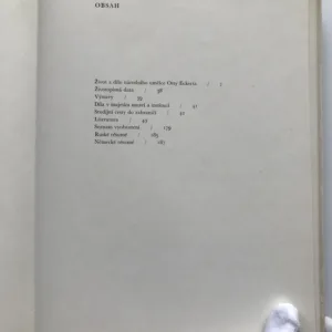 Otto Eckert, Dušan Šindelář