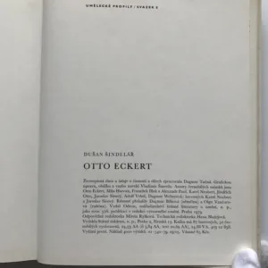Otto Eckert, Dušan Šindelář