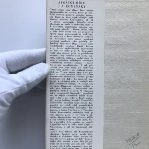 Apoštol míru J. A. Komenský, Radovan Krátký, Václav Stejskal