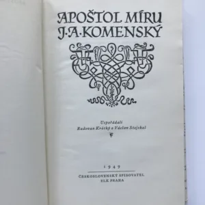 Apoštol míru J. A. Komenský, Radovan Krátký, Václav Stejskal