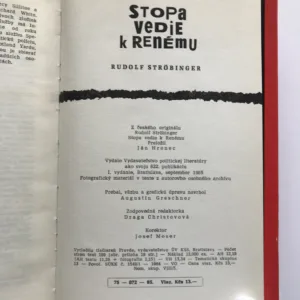 Stopa vedie k Renému, Rudolf Ströbinger