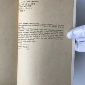 Psychologické problémy neprospěchu žáků, N. A. Menčinská