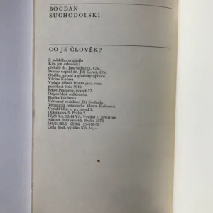 Co je člověk?, Bogdan Suchodolski